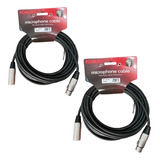 Cable Kirlin Xlr Macho A Xlr Hembra  6metros Mpc-480-6m/bk  
