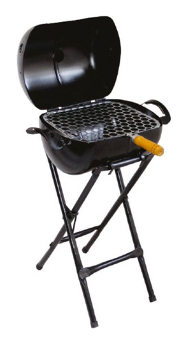 Churrasqueira Bafo Mini Com Suporte 70cm E Grelha Bbq Dragão