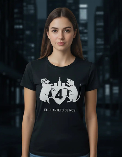 Playera Yazbek El Cuarteto De Nos Para Dama 04