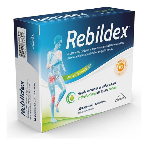 Rebildex Suplemento Antiartrósico Natural + Vitamina D3