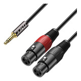 J&d Xlr A 3.5 Mm Trs Cable Estereo, Divisor De Microf...