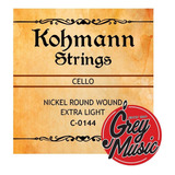 Encordado Cuerdas Para Cello Kohmann Kc0144