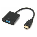 Convertidor Hdmi A Vga Cable Adaptador Conversor Para Pc