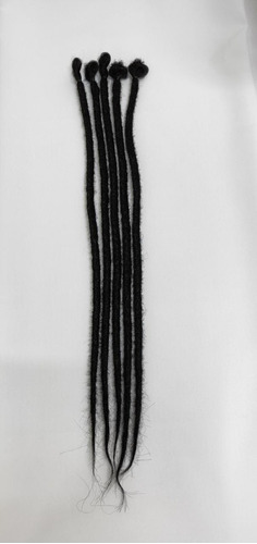 5 Dreads Removíveis Loiro Platinado Croche Braid Sintetico