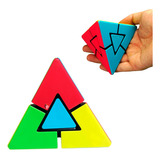 Cubo Rubik Pirámide Duo 2x2 Cubo Mágico De Agilidad Mental Color De La Estructura Stickerless