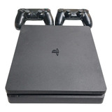 Playstation 4 Slim 500gb - Cable - 2 Joystick - Color Negro