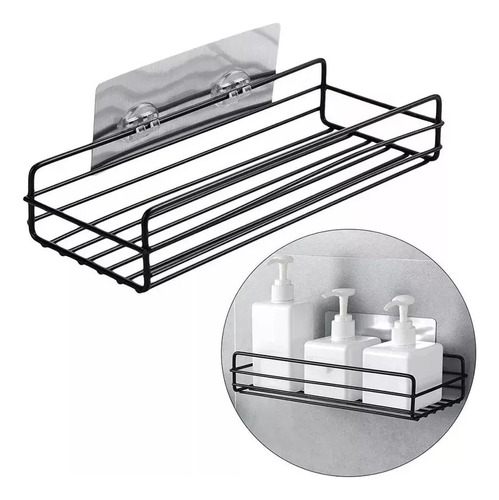 Organizador Autoadhesivo Estante Baño Metal Multiuso