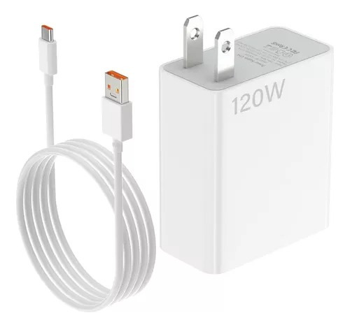 Cargador Xiaomi 120w + Cable Tipo C Turbocharge Original