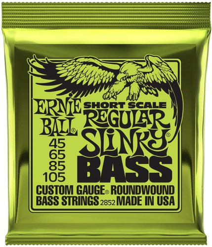 Ernie Ball Cuerdas Regulares Para Bajo De Níquel Slinky A Es