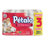 Papel Higiénico Pétalo Rendimax 12 Rollos