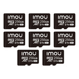 Pack X8 Tarjetas De Memoria Imou Microsd Sdhc S1 C10 256gb 