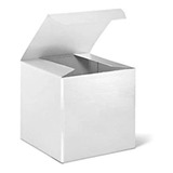 Cajas De Regalo De Carton Blanco Con Tapa, 6 X 6 X 4 (20 Un