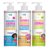 Kit Widi Care Jubinha Shampoo Condicionador Creme Ondulados