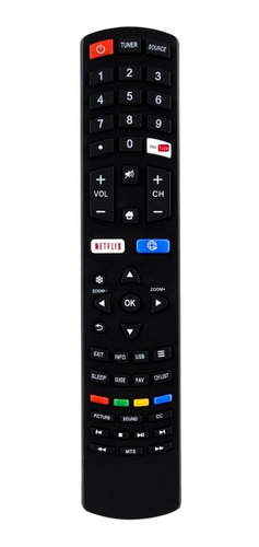 Control Compatible Con Jvc Rc311s Smart Tv Directo