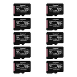 Pack 10 Memorias Micro Sd Kingston Canvas Select Plus 128gb