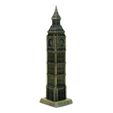 Miniatura Torre Big Ben Londres Metal 18cm London Relógio