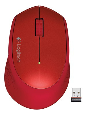 Logitech Mouse Inalambrico M280 Rojo