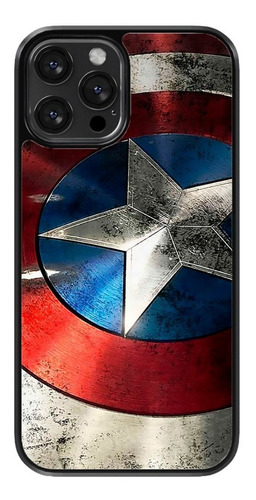 Funda Para Celular Capitan America Marvel Escudo Estrella