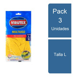 Pack 3 Guantes Multiuso Talla L Virutex