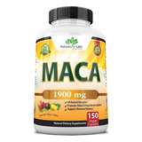 Raiz De Maca Organica Negro, Rojo, Amarillo 1900mg 150 Cap