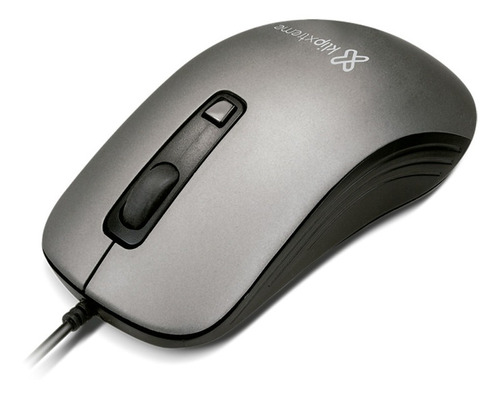 Mouse Klip Xtreme Shadow Con Sensor Óptico Usb Color Gris