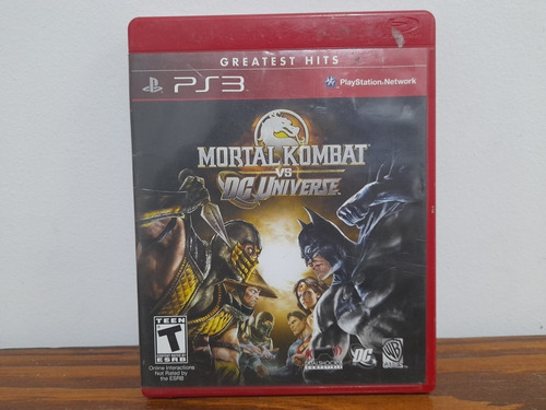 Mortal Kombat Vs Dc Universe Ps3 Fisico Usado 