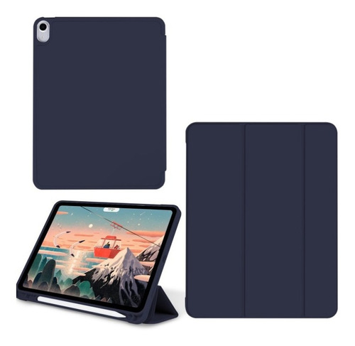 Carcasa Smart Cover Para iPad Air 4 10.9' Ranura Para Lápiz