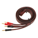 Cable De Audio Del Conector Banana 2 Metros