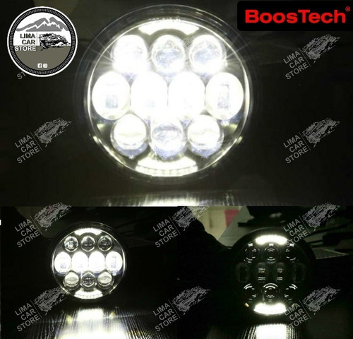 Faros Led 5.75 Moto Harley Davidson Honda Suzuki Cafe Racer Foto 3