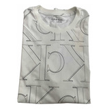 Remeras Calvin Klein Multilogo White