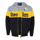 Sudadera Caballero Nfl Pittsburgh Steelers Importada 100% Or