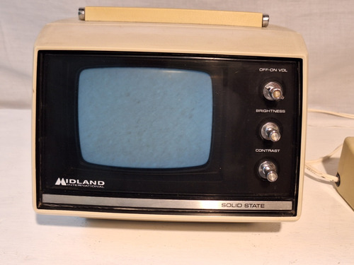 Televisión Vintage Marca Mirlandde 5  Funcionando 