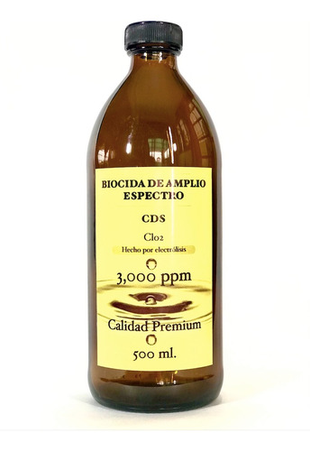 Cd A.kalcker Por Electrolisis 3000 Ppm Ambar 500 Ml