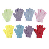 8 Pares De Guantes Exfoliantes De Doble Cara Para Exfoliar E