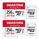 Gigastone 256gb 2-pack Micro Sd Card, Gaming Plus, Nintendo-