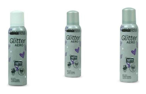 Glitter De Aerosol Brillo Cuerpo Rostro Pelo Cherimoya 120ml