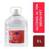 Alcohol Etilico Bialcohol Porta 70° 5 Litros Bidon Sanitiza