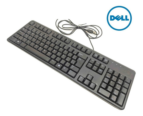 Teclado Dell Abnt2 C/ Ç - Usb Kb212-b - Usado