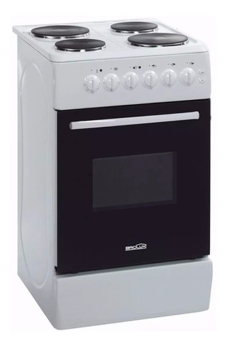 Cocina Eléctrica Brogas/brolux 1560 50cm Color Blanco 220v