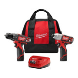 Kit Rotomartillo Destornillador Inalambrico 249722 Milwaukee