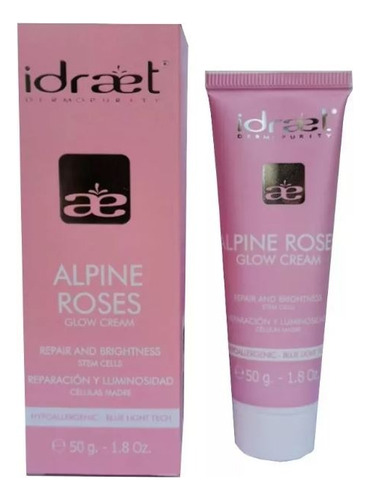 Idraet Alpine Roses Glow Cream Celulas Madres Reparador