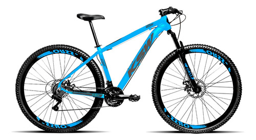 Bicicleta De Marcha Aro 29 Ksw Xlt 21v Azul Pantone Mcz18