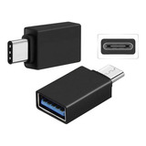 Adaptador Usb C A Usb 3.0 Compatible Notebook Pc Celular