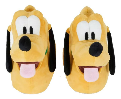 Pantuflas De Peluche Pluto Disney Store Original