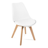 Set 4 Silla Tulip Eames Escandinava Madera G- Alto Impacto