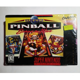 Súper Nintendo Super Pinball Sellado