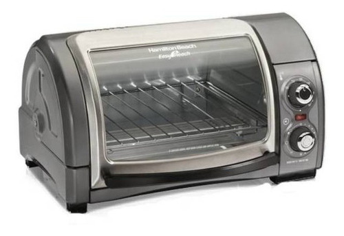 Horno De Mesa Eléctrico Hamilton Beach Easy Reach 31334d Plata 120v