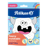 Foamy Moldeable Lavable Pelikan 50gr Color Blanco