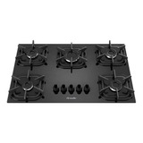 Fogão Cooktop Gás Mueller 5 Bocas Ultra Chama Preto 127v/220v