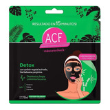 Acf Mascara Facial Detox Carbon Activado Limpia Hidrata 